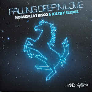 Image of Front Cover of 4525112E: 12" - HORSE MEAT DISCO & KATHY SLEDGE, Falling Deep In Love (Glitterbox; GLITS034, UK 2019, Picture Sleeve)   G+/VG