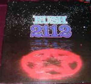 Image of Front Cover of LP - G+/G+ - RUSH, 2112 (Mercury; PRICE 79, UK 1985 Reissue, Single Sleeve), Edge and ring wear, old stickers on sleeve. Disc would be VG+ but has one deep mark on B4.,  - 2446030S