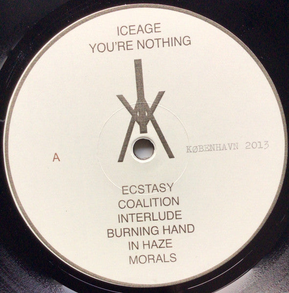Image of Label Cover of LP - VG+/VG+ - ICEAGE, You're Nothing (Matador; OLE10091, Europe 2013, Booklet, With CD), ,  - 3146085S