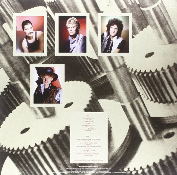 Image of Back Cover of LP - VG+/VG+ - QUEEN, The Works (Virgin EMI Records; 00602547202789, UK & Europe 2015 Reissue, Inner,   SPEED. 180g), ,  - 2916449C