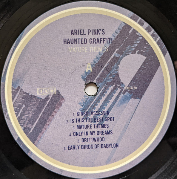 Image of Label Cover of 5044262S: LP - ARIEL PINK'S HAUNTED GRAFFITI, Mature Themes (4AD; CAD3230, UK & US 2012, Gatefold, Inner, NO CD)   VG+/VG+