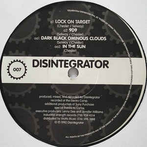 Image of Front Cover of 12" - /VG+ - DISINTEGRATOR, Lock On Target (Industrial Strength Records; IS007, US 1992), ,  - 1846053S