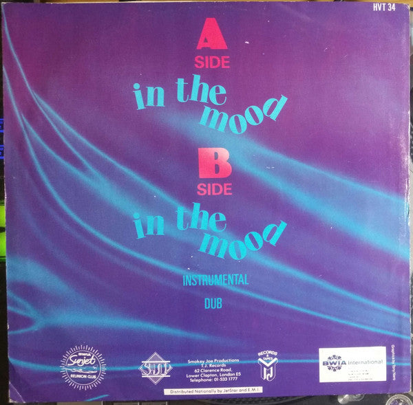 Image of Back Cover of 12" - VG/VG+ - CHRISTINE LEWIN / HOT VINYL RYTHM BAND, In The Mood (Hot Vinyl; HVT 34, UK 1986, Picture Sleeve), ,  - 4416148C