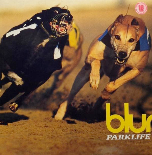 Image of Front Cover of LP - VG+/VG - BLUR, Parklife (Food; FOODLP 10, UK 1994, Inner, Original UK issue), Record has a few light hairlines. Sleeve has one bumped corner. ,  - 4126321E