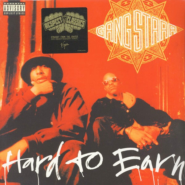 Image of Front Cover of 0125249E: 2xLP - GANG STARR, Hard To Earn (Virgin; B0021741-01, US 2014 Reissue, Picture Sleeve, 180 Gram Vinyl) Small blemish on edge of sleeve, otherwise Excellent.  VG+/EX