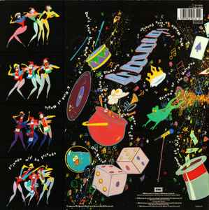 Image of Back Cover of 2615287C: LP - QUEEN, A Kind of Magic (EMI; EU 3509, UK 1986, Gatefold, Inner) Light Marks only.  VG/G+