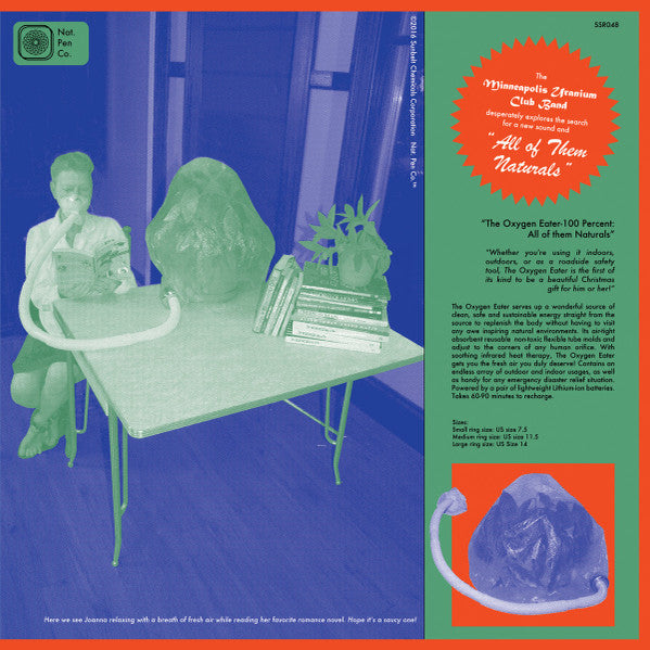 Image of Front Cover of 0426383E: Mini LP - THE MINNEAPOLIS URANIUM CLUB BAND, All Of Them Naturals (Static Shock Records; SSR048, UK 2016, White Label Test Pressing, Insert) Sleeve Creased  VG+/EX