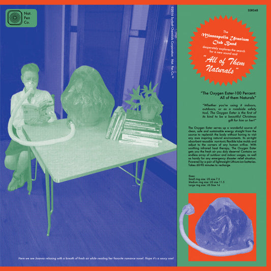 Image of Front Cover of 0426383E: Mini LP - THE MINNEAPOLIS URANIUM CLUB BAND, All Of Them Naturals (Static Shock Records; SSR048, UK 2016, White Label Test Pressing, Insert) Sleeve Creased  VG+/EX