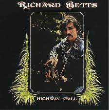 Image of Front Cover of LP - VG/VG - RICHARD BETTS, Highway Call (Capricorn Records; 2429 117, UK 1974), Edge Wear,  - 1316395C