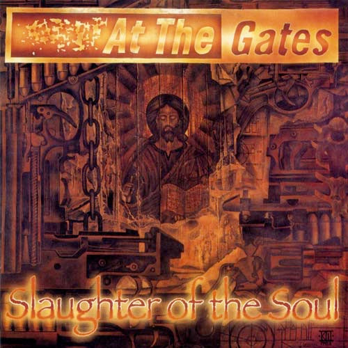 Image of Front Cover of 0214325C: LP - AT THE GATES, Slaughter Of The Soul (Earache; MOSH143FDR, UK 2014 Reissue, Inner)   NEW/NEW