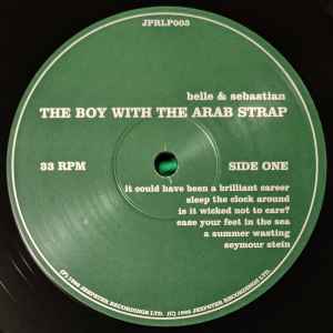 Image of Label Cover of LP - NEW/NEW - BELLE AND SEBASTIAN, The Boy With The Arab Strap (Jeepster Recordings; JPRLP 003, Europe 2018 Reissue, Gatefold), ,  - 2956210S