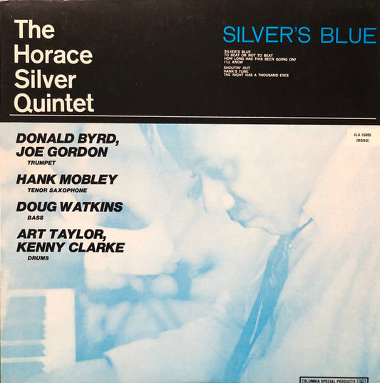 Image of Front Cover of LP - G/VG+ - THE HORACE SILVER QUINTET, Silver's Blue (Columbia Special Products; JLA 16005, US Reissue), Bottom seam fully split. Previous owner has written notes on sleeve rear. ,  - 1826024E