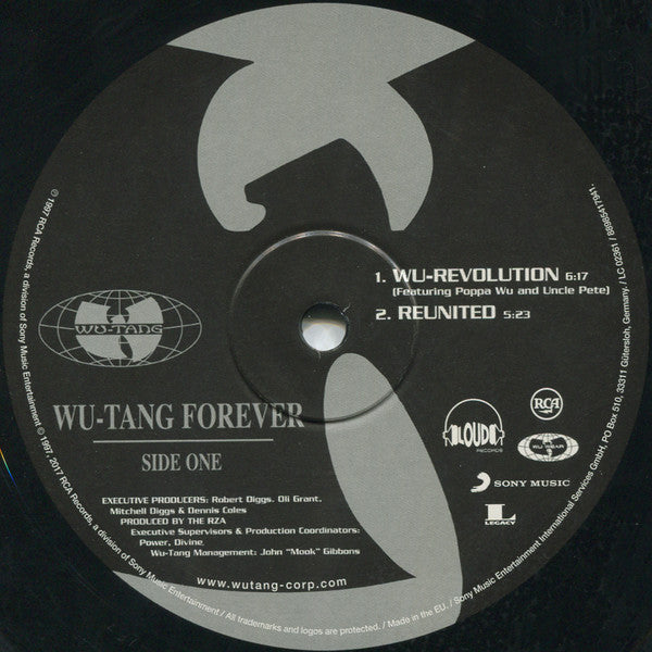 Image of Label Cover of 4xLP - NEW/NEW - WU-TANG CLAN, Wu-Tang Forever (Loud Records; 889854179410, Europe 2017 Reissue, Insert, Download Code), ,  - 4335204E