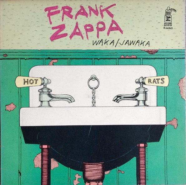 Image of Front Cover of 0914260C: LP - FRANK ZAPPA, Waka / Jawaka - Hot Rats (Reprise Records; K 44203, UK 1972)   VG/VG