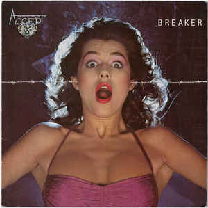 Image of Front Cover of LP - VG/G - ACCEPT, Breaker (Brain Black Labels "Made in Germany" Rim Text; 0060.390, Germany 1981, Inner, Repress), ,  - 2716080C