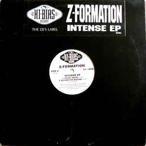 Image of Front Cover of 12" - VG+/VG+ - Z-FORMATION, Intense EP (Hi-Bias Records; , Canada 1991, Stickered Plain Sleeve), light marks only. original stickered sleeve,  - 2446083S
