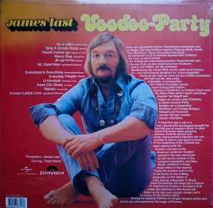 Image of Back Cover of LP - EX/EX - JAMES LAST, Voodoo Party (Polydor; 4767313 , Germany 2016 Reissue, 180 Gram Yellow Vinyl), Opened Instore, Still In Stickered Shrinkwrap,  - 1346025S