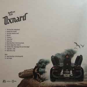 Image of Back Cover of 2xLP - VG/VG - ANDERSON .PAAK, Oxnard (Aftermath Entertainment; none, OBE    none, 12Tone Music    none, USA & Europe 2019, Gatefold), Disc 2 VG, disc 1 VG+ but both play fine, The third studio album by .Paak, featuring guest appearances from Kadhja Bonet, Norelle, Kendrick Lamar, Sonyae Elise, Dr. Dre, Cocoa Sarai, Pusha T, Snoop Dogg, The Last Artful, Dodgr, J. Cole, Q-Tip, and BJ the Chicago Kid. - 2926243E