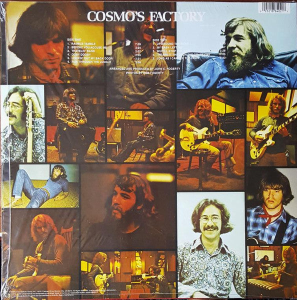 Image of Back Cover of LP - NEW/NEW - CREEDENCE CLEARWATER REVIVAL, Cosmo's Factory (Fantasy; 1884021, Europe 2008 Reissue), ,  - 2656078S