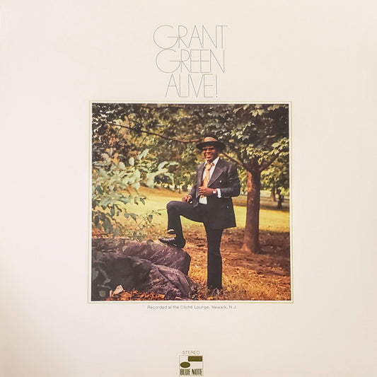 Image of Front Cover of LP - NEW/NEW - GRANT GREEN, Alive! (Blue Note; 00602508073854,   2019 Reissue, 180 Gram Vinyl), ,  - 2236130E