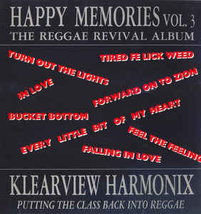 Image of Front Cover of LP - VG/VG+ - KLEARVIEW HARMONIX, Happy Memories Vol. 3 (Discotex Records; DTLP 9, UK 1990s, Picture Sleeve), ,  - 4426106E