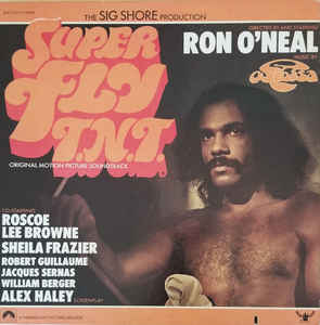 Image of Front Cover of LP - VG/VG+ - OSIBISA, Super Fly T.N.T. (Original Motion Picture Soundtrack) (Buddah Records (Sonic Pressing); BDS 5136 ST, Buddah Records  � BDS 5136-ST, US 1973, Gatefold, Company Inner, Matrix / Runout (Side A runout): BDS-5136 A[2 above ...] Bell Sound s   SON), Hole punched in sleeve. ,  - 3726200E