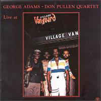 Image of Front Cover of 3024362E: LP - GEORGE ADAMS - DON PULLEN QUARTET, Live At Village Vanguard (Soul Note; SN 1094, Italy 1985, Laminated Sleeve)   VG+/VG+