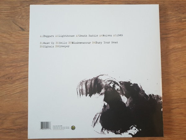 Image of Back Cover of LP - EX/M - MALLORY KNOX, Signals (A Wolf At Your Door Records; WYDLP046, UK 2018, Gatefold, Limited To 500 Copies On Black & Gold Splatter Vinyl), SEALED. Tiny tear to shrink on rear.,  - 3816402C