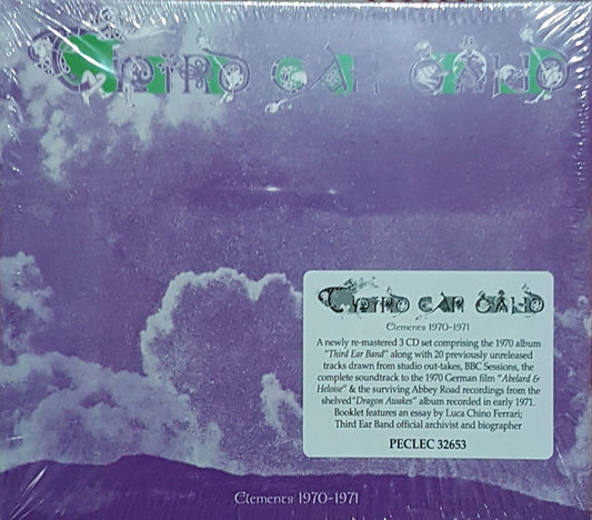 Image of Front Cover of 5035258E: 3xCD - THIRD EAR BAND, Elements 1970-1971 (Esoteric Recordings; PECLEC32653, UK 2018, 10 Panel Digi Pack, Booklet)   VG+/VG+