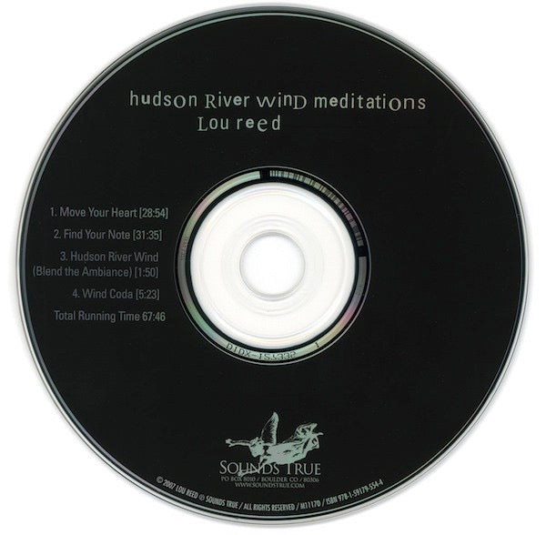 Image of Label Cover of CD - VG/VG+ - LOU REED, Hudson River Wind Meditations (Sounds True; M1117D, US 2007, Card Slipcase with Jewel Case inside), ,  - 2516449C