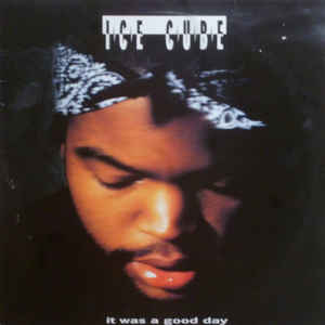 Image of Front Cover of 12" - VG/VG - ICE CUBE, It Was A Good Day (4th & Broadway; 12 BRW 270, UK & Europe 1993, Picture Sleeve), Strong VG, light marks only.,  - 4326269E