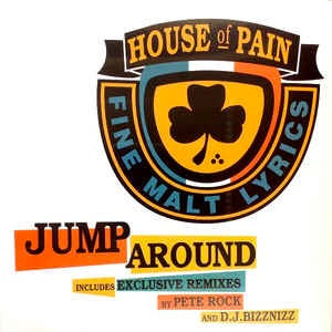 Image of Front Cover of 12" - VG+/VG - HOUSE OF PAIN, Jump Around (Tommy Boy; 5046-76011-0, UK 2004 Reissue, Picture Sleeve), ,  - 4126344E