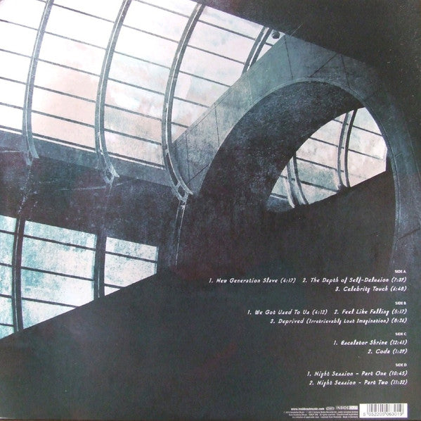 Image of Back Cover of 4525130E: 2xLP - RIVERSIDE, Shrine Of New Generation Slaves (Inside Out Music; IOMLP 366, Europe 2013, Gatefold, 2 Inners)   EX/VG+