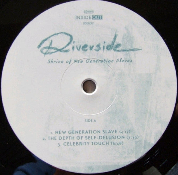 Image of Label Cover of 4525130E: 2xLP - RIVERSIDE, Shrine Of New Generation Slaves (Inside Out Music; IOMLP 366, Europe 2013, Gatefold, 2 Inners)   EX/VG+