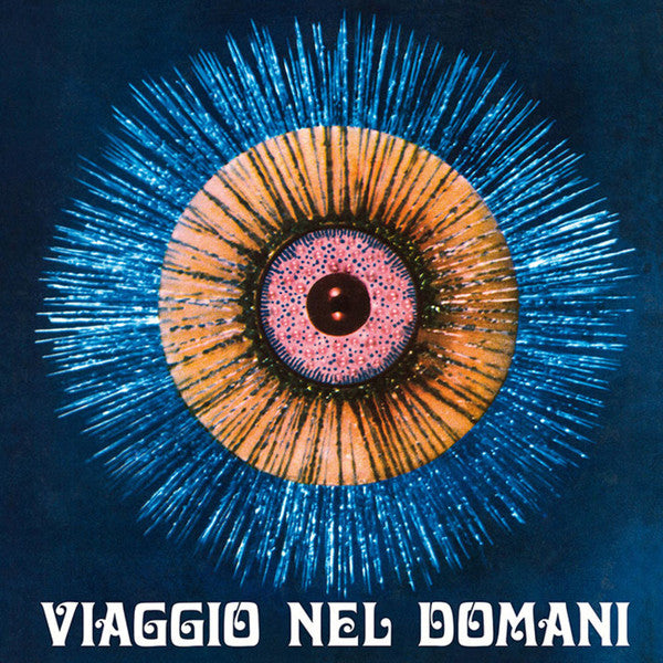 Image of Front Cover of LP - EX/VG - RUSCIGAN, Viaggio Nel Domani (Dagored; RED302, Italy 2015 Reissue, Picture Sleeve, Blue Transparent), Still In Opened Shrinkwrap,  - 1926182E