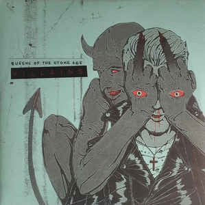 Image of Front Cover of 4144122S: 2xLP - QUEENS OF THE STONE AGE, Villains (Matador; OLE-1125-8, US 2017, Gatefold, 2 Inners & Insert, Etched Side4, Indie Edition) Small area of staining on front cover  VG/VG+