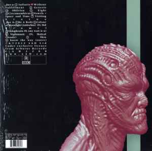 Image of Back Cover of LP - VG+/VG - GRIMES, Visions (4AD; CAD3208, UK & Europe 2015, Inner), ,  - 2716021C