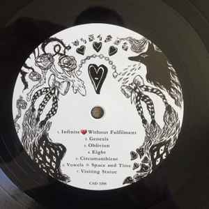 Image of Label Cover of LP - VG+/VG - GRIMES, Visions (4AD; CAD3208, UK & Europe 2015, Inner), ,  - 2716021C