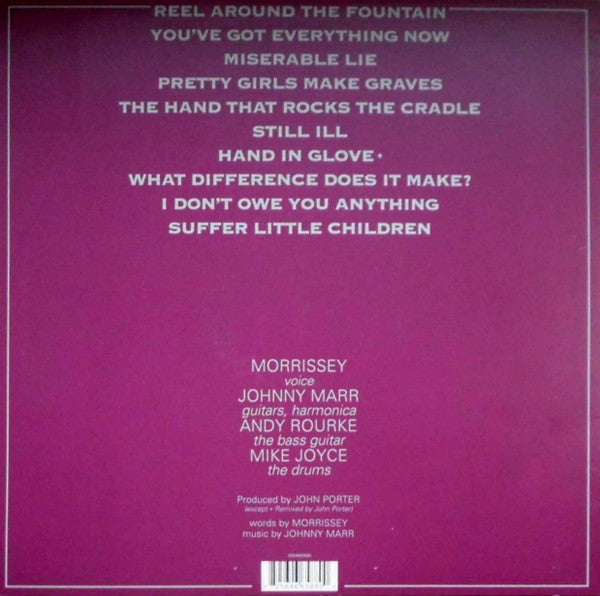 Image of Back Cover of LP - VG+/VG+ - THE SMITHS, The Smiths (Warner Music UK Ltd.; 2564665880, Europe 2012 Reissue, Inner), ,  - 3726039E