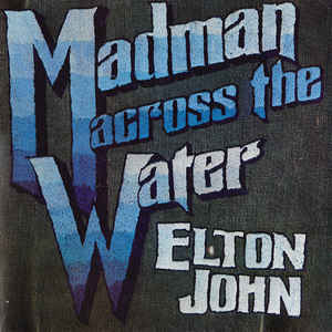 Image of Front Cover of LP - VG+/VG+ - ELTON JOHN, Madman Across The Water (DJM Records, Black Yellow and Silver; DJLPH 420, UK 1971, Textured Gatefold Sleeve, Stapled In Booklet, Tranco Pressing), A2/B4 . - Lovely Copy,  - 4026192E
