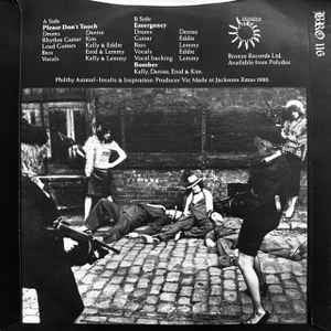 Image of Back Cover of 2214397C: 7" EP - MOT RHEAD / GIRLSCHOOL, St Valentines Day Massacre (Bronze; BRO 116, UK 1981, Picture Sleeve, PRS Pressing. Moror Music Ltd Publishing B1)   VG+/VG+