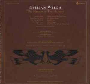 Image of Back Cover of LP - EX/EX - GILLIAN WELCH, The Harrow & The Harvest (Acony Records; ACNY-1109LP, UK 2017 Reissue, Gatefold, Inner & Insert), ,  - 3646351S
