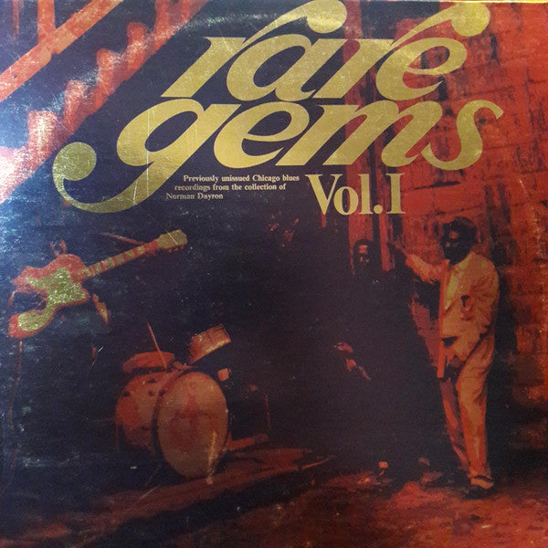 Image of Front Cover of LP - VG/VG+ - VARIOUS, Rare Gems Vol.1 (T.K. Records; TKR 82539, UK 1978, Metallic Sleeve, Mono), ,  - 3616422C