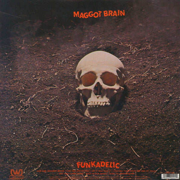 Image of Back Cover of LP - VG/VG+ - FUNKADELIC, Maggot Brain (Westbound; HIQLP 020, Europe 2014 Reissue, Gatefold, Peach Coloured Vinyl), Minor corner bumps to sleeve.,  - 4426004E