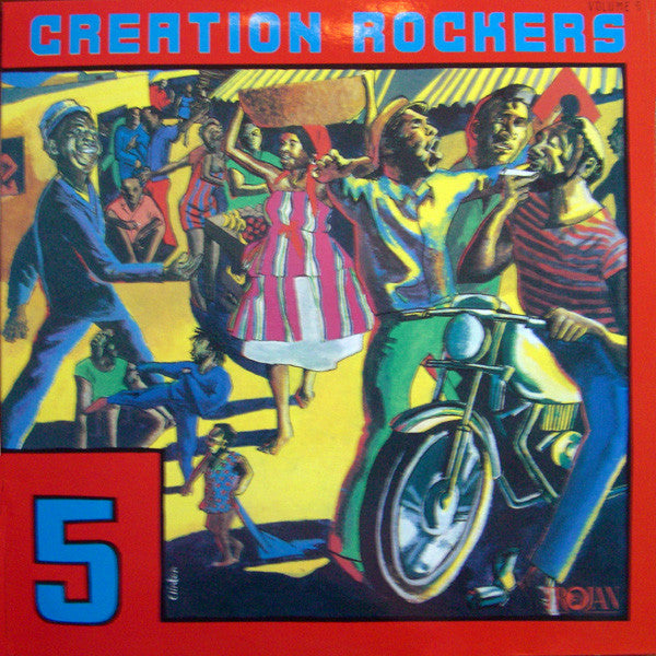 Image of Front Cover of LP - VG/G+ - VARIOUS ARTISTS, Creation Rockers Volume 5 (Trojan Records; TRLS 184, UK 1980s Reissue), Light marks and mottling, plays above grade. ,  - 2716415C