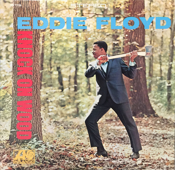 Image of Front Cover of LP - EX/EX - EDDIE FLOYD, Knock On Wood (Atlantic; SD 7714, Canada reissue), Import sticker on back of sleeve.,  - 4126309E