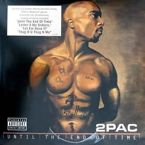 Image of Front Cover of 4944032S: 4xLP - 2PAC, Until The End Of Time (Death Row Records ; 490 840-1, Europe 2001) Sleeve Intact, Heavy Ring Wear And Edge Wear  G+/G