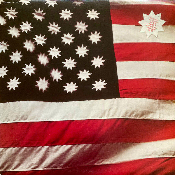 Image of Front Cover of LP - G+/G+ - SLY & THE FAMILY STONE, There's A Riot Goin' On (Epic; EPC 64613, UK 1971, Unstickered Gatefold, Insert), Many hairlines on the record - plays with some crackle. Insert crumpled. Sleeve has edgewear, creases, ringwear and name written inside gatefold. ,  - 2226056E