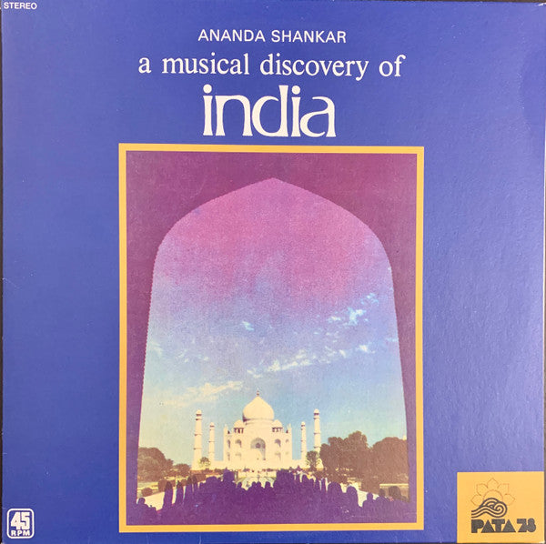 Image of Front Cover of LP - VG/VG+ - ANANDA SHANKAR, A Musical Discovery of India (Shiva Sounds; SS.002, UK 2001 Reissue, Textured Sleeve), Edge Wear,  - 0646270S