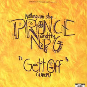 Image of Front Cover of 12" - VG/G+ - PRINCE AND THE NEW POWER GENERATION, Gett Off (Paisley Park; 9 40138-0, US 1991, Picture Sleeve), Light Marks only.,  - 2716308C